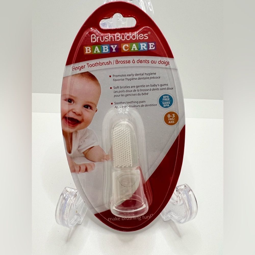 Brush Buddies Baby Care Finger‎ Toothbrush 0-3 Years Old BPA Free NEW Soft